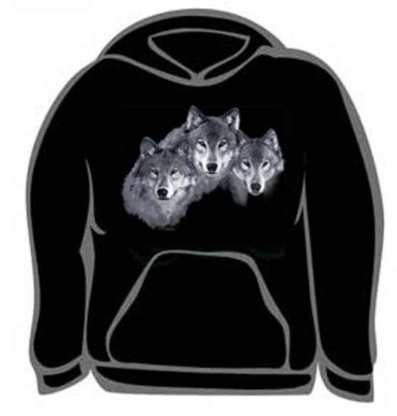 Wolf Hoodie - Animal Sweatshirts - Wolf Hoodies