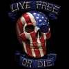 Skull Live Free or Die Tee