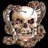 Snakes and Skull T-Shirt