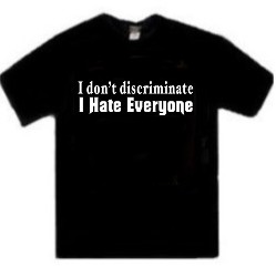 i hate everyone tee shirt