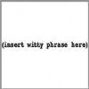 Insert Witty Phrase Here T-Shirt