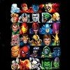 Marvel Comics Heroes and Villains Superhero Shirt