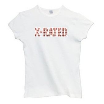Rated T-Shirt - Sexy Short Sleeve Tee Shirt - Women's Tees