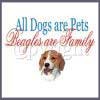 Raglan Shirt - Beagles are Family
