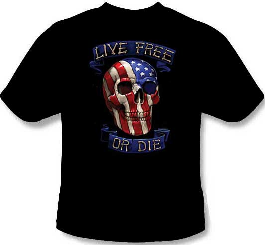 to live and die in la t shirt