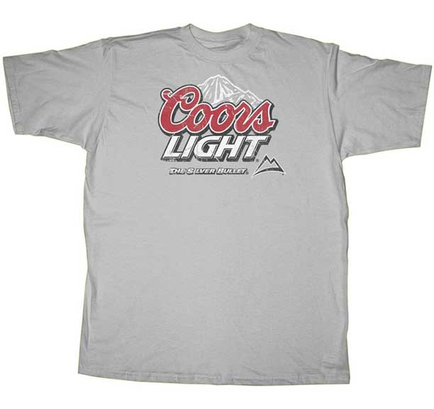 coors light button down shirt