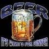 Dinner is Beer 