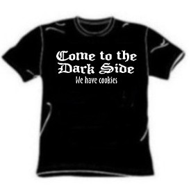 dark side cookies t shirt