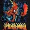 Tan Spider Web And Amazing Spiderman T-Shirt