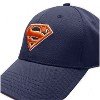 DC Comics Blue Flex S Shield Man Of Steel Logo Hat