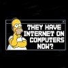  Internet On Computers Now Homer Simpson Tees