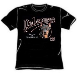 Doberman tee shirt