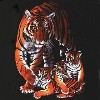Mother tiger and cubs tee shirt