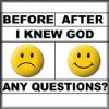 Before and After God T-Shirt