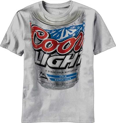 Coors Beer T-Shirt - Funny Beer T-Shirt - Beer Novelty Tees