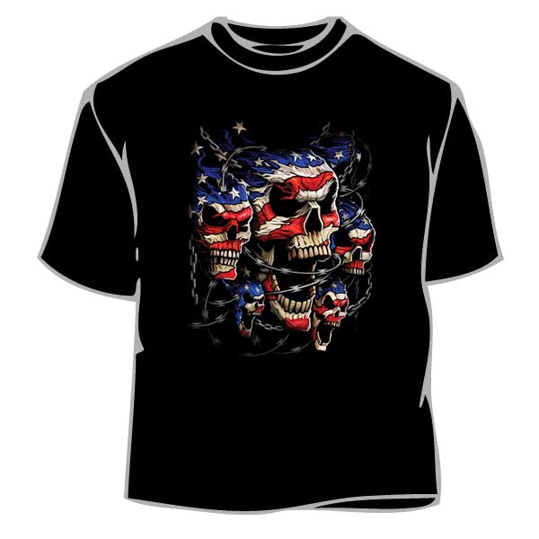 american skull t shirt