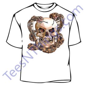 Snakes and Skull T-Shirt