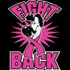 Boxer Girl Fight Back Cancer T-Shirt