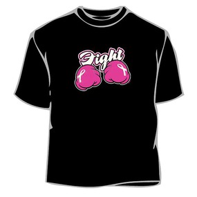 Boxing Gloves Fight Cancer T-Shirt