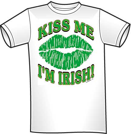 Kiss Me I'm Really Irish T-shirt - Funny T-Shirts - Novelty T-Shirts