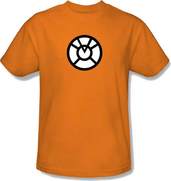 Green Lantern T-Shirt - Agent Orange Logo - Superhero T-Shirts