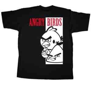 Angry Birds Bird Faces T-Shirt